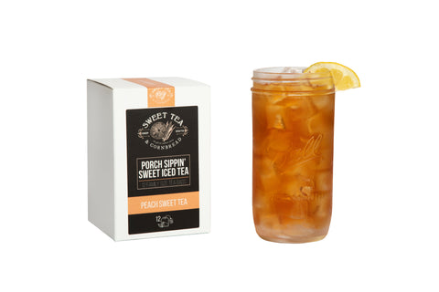 Sweet Tea and Cornbread Peach Tea